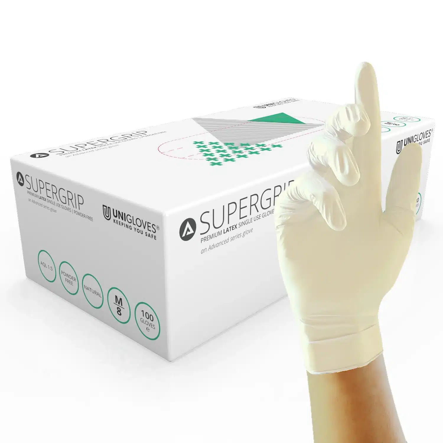 Supergrip Premium Latex Gloves